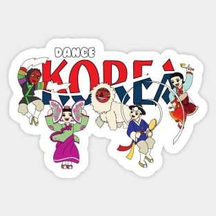 Dance Korea Sticker